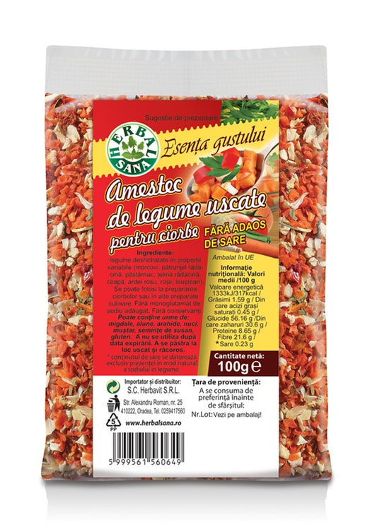 AMESTEC DE LEGUME USCATE PENTRU CIORBE