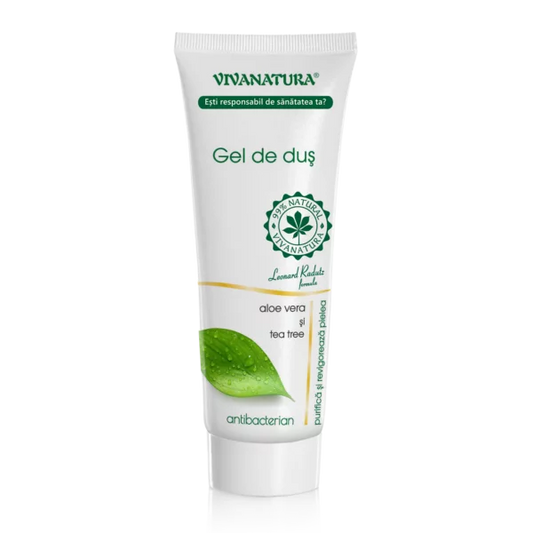 Gel de duș cu Aloe Vera si Tea-Tree 250 ml – Leonard Radutz Formula – VivaNatura