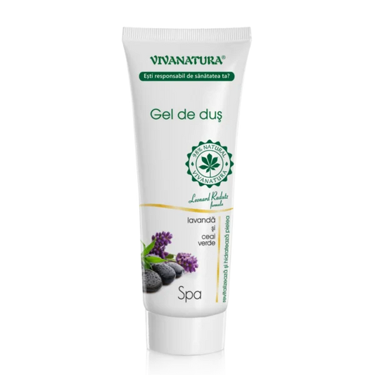 Gel de duș Spa cu lavanda si ceai verde, 250 ml – Leonard Radutz Formula – VivaNatura