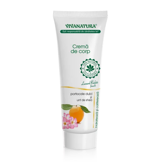 Cremă de corp cu portocale dulci și unt de shea, 250 ml – Leonard Radutz Formula – VivaNatura
