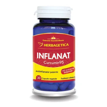 Inflanat Curcumin95, 30 capsule vegetale, Herbagetica