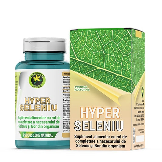 Capsule Hyper Seleniu – rol de completare a necesarului de seleniu și bor din organism.
