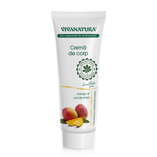 Cremă de corp cu mango și unt de shea 250 ml – Leonard Radutz Formula – VivaNatura