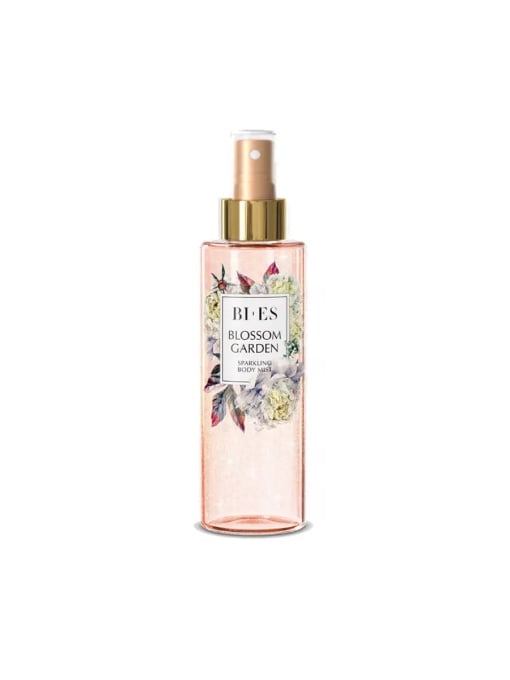 Spray de corp cu sclipici Blossom Garden BI-ES, 200 ml
