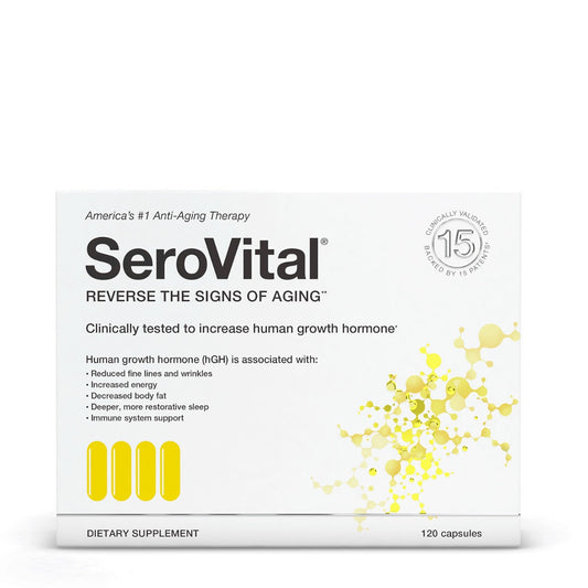 SeroVital® Reverse The Signs of Aging, Formula Avansata pentru Productia Naturala a Hormonului de Crestere Hgh, 120 cps