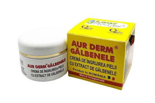 AUR DERM GALBENELE – Crema ingrijirea pielii cu extract de galbenele