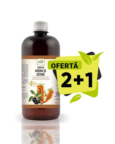 Ofertă 2+1 Sirop de Aronia și Cătină