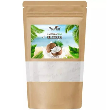 Lapte praf de cocos Bio, 200g, Pronat