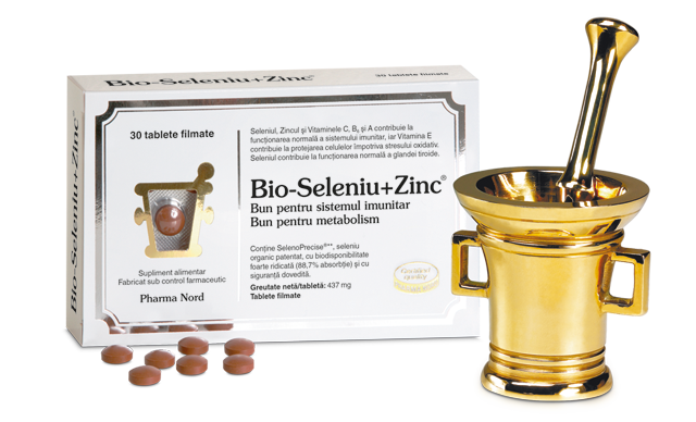 Antioxidant complex cu Seleniu și Zinc