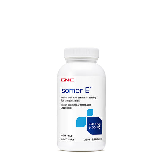 GNC Isomer E™ Vitamina E Naturala cu Mix de Tocoferoli si Tocotrienoli, 90 Cps