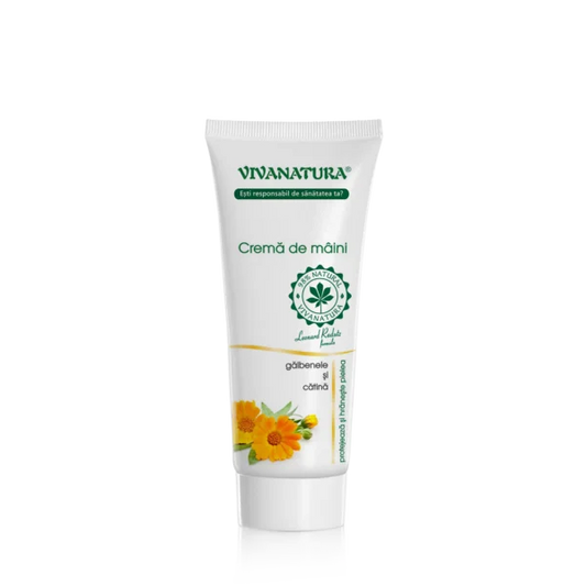 Cremă de mîini cu galbenele si catina 75 ml – Leonard Radutz Formula – VivaNatura