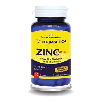 Zinc Forte, 30 capsule, Herbagetica