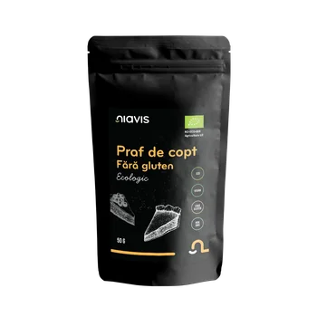 Praf de copt ecologic fara gluten, 50g, Niavis