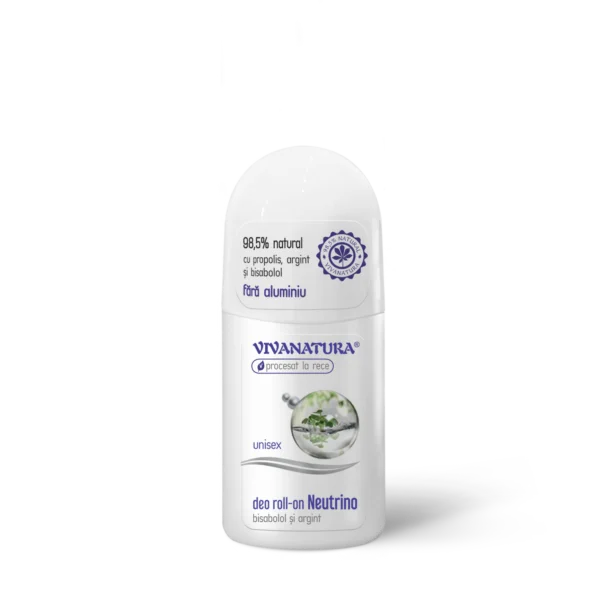 Deo roll-on natural Neutrino unisex, 50 ml – Leonard Radutz Formula – VivaNatura