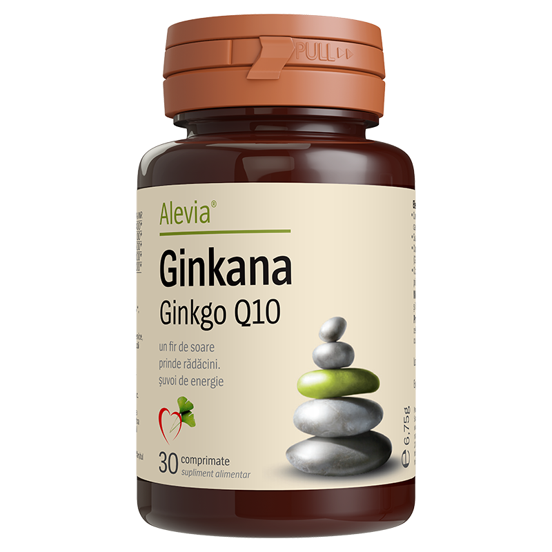 Ginkana Ginkgo Q10 30 comprimate