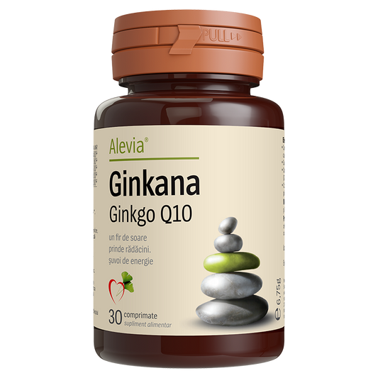 Ginkana Ginkgo Q10 30 comprimate