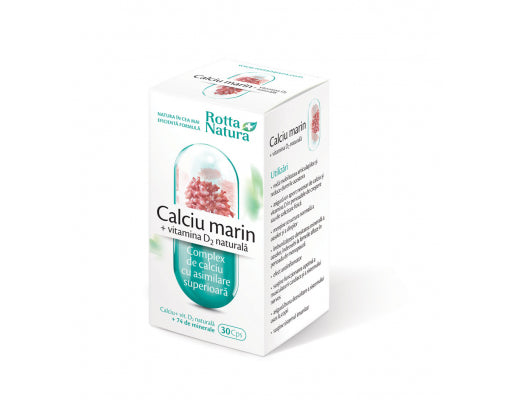 Calciu marin+Vit.D2 naturala