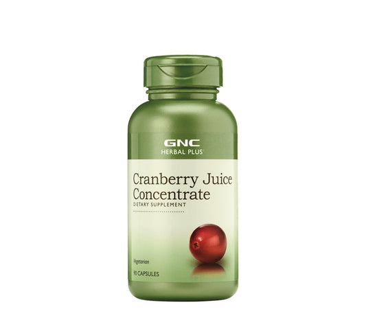 GNC Herbal Plus® Cranberry Juice Concentrate, Concentrat din Suc de Merisor, 90 cps