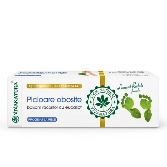 Picioare obosite – balsam răcoritor cu eucalipt 75 ml – Leonard Radutz Formula – VivaNatura