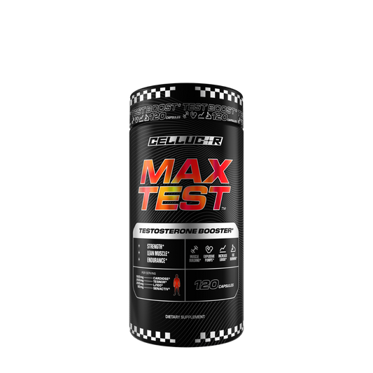 Cellucor Max Test™ Testosterone Booster, Formula Avansata pentru Cresterea Nivelului de Testosteron, 120 cps