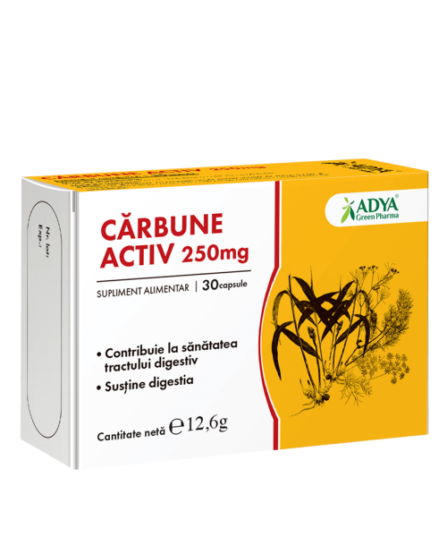 Cărbune activ 250mg