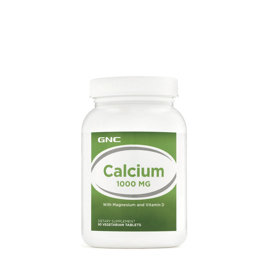 GNC Calcium 1000 mg, Calciu cu Magneziu si Vitamina D, 90 tb