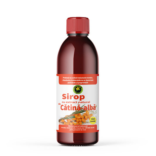 Sirop de Cătină Albă fără zahăr 500ml