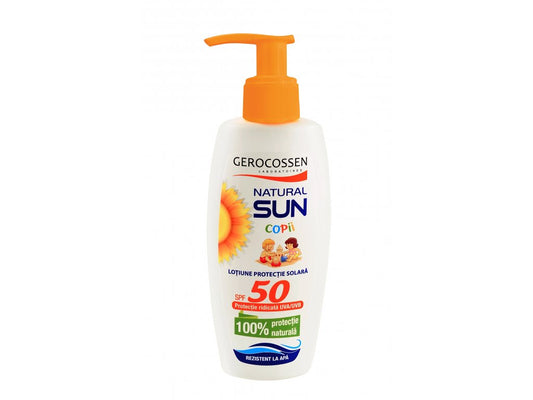 Lotiune cu protectie solara pentru copii SPF 50 Gerocossen Natural Sun 200 ml