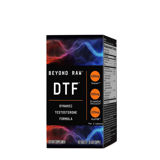 GNC Beyond Raw® DTF Dynamic Testosterone Formula, Formula pentru Testosteron cu Shilajit, 90 tb