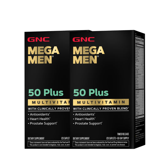 Twin Pack - MegaMen® 50 Plus, Complex de Multivitamine pentru Barbati 50 Plus