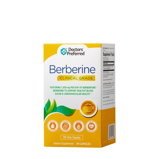 Doctors’ Prefered® Berberine Clinical Grade, Berberina 500 mg, 90 cps