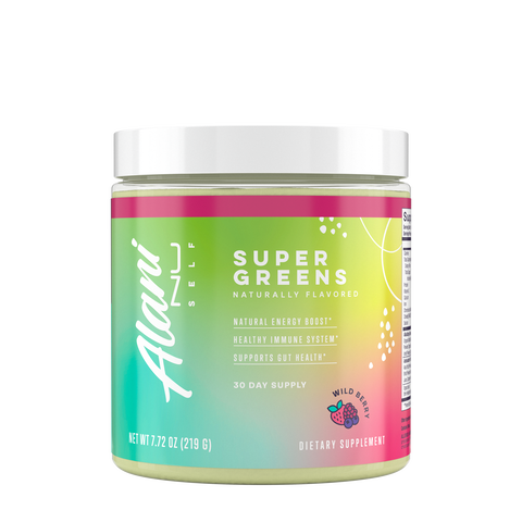 Alani NU Super Greens, Amestec de Super-Alimente Verzi cu Aroma Naturala, 219 g
