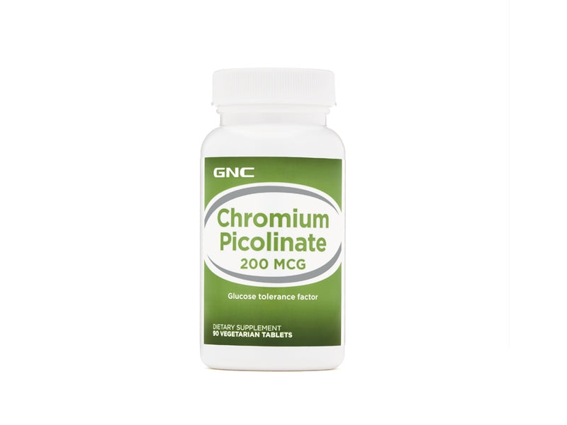 GNC Chromium Picolinate 200 mcg, Crom Picolinat, 90 tb