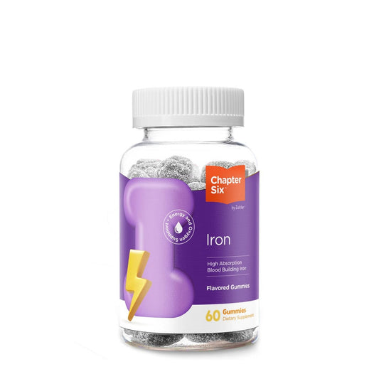 ZAHLER® Chapter Six Iron Supplement, Formula de Fier Completa, 60 jeleuri