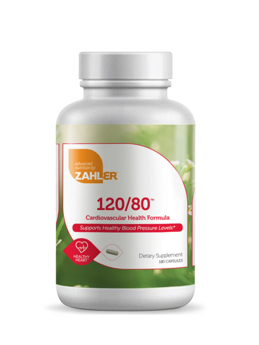 ZAHLER® Healthy Heart: 120/80™, Formula pentru Sanatatea Inimii, 180 cps