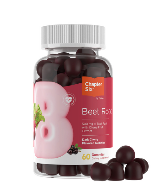 ZAHLER® Chapter Six: Beet Root and Dark Cherry, Extract din Radacina de Sfecla si Cirese cu Aroma de Cirese Negre, 60 jeleuri