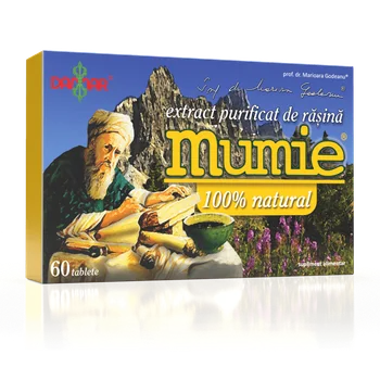 Extract purificat de rasina Mumie, 60 tablete, Damar