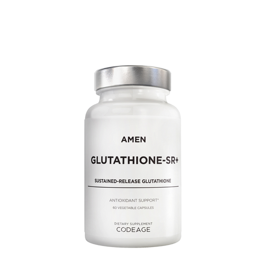 CodeAge Amen Glutathione Sustained Release, Glutation 250 mg cu Eliberare Prelungita, 60 cps