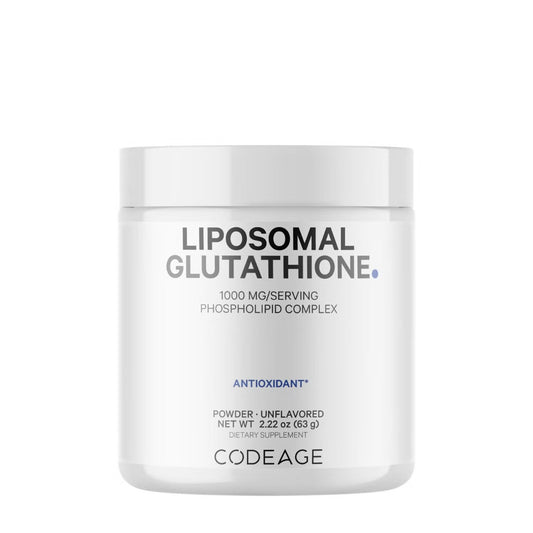 CodeAge Liposomal Glutathione, Glutation Lipozomal Pudra 1000 mg, 63g