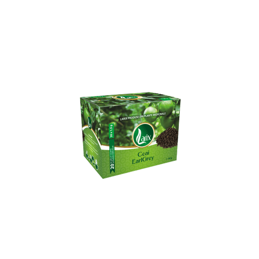 Ceai Earl Grey, 20 plicuri, Larix