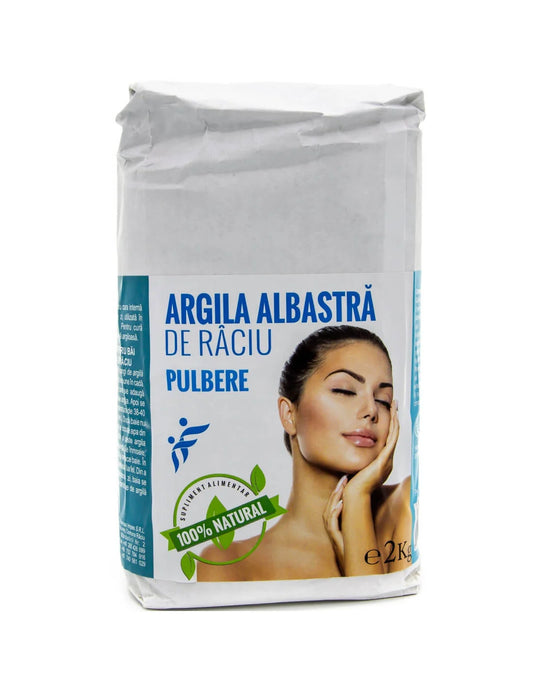 Argilă albastră de raciu pulbere, 2000g