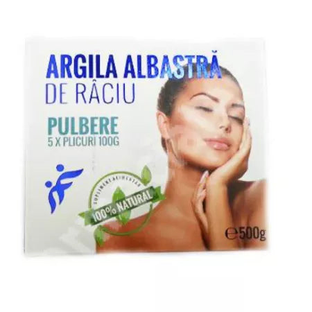 Pulbere de Argila Albastra de Raciu, 5x 100g