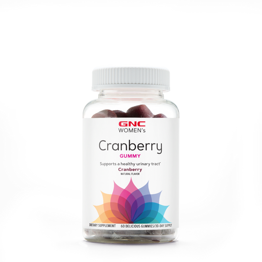 GNC Women’s Cranberry Gummies, Jeleuri cu Extract din Merisor cu Aroma Naturala, 60 Jeleuri