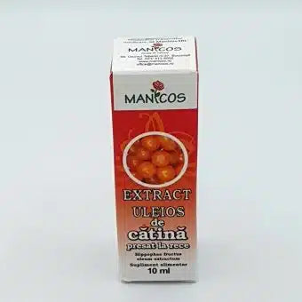 Extract uleios de catina presat la rece 10 ml, Manicos