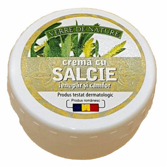 Cremă cu salcie, ienupăr și camfor, 20 g, Manicos