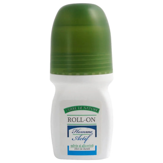 Deo Roll-on cu salvie Homme Actif 50 g, Manicos