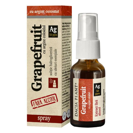 Grapefruit cu Argint Coloidal fara alcool spray