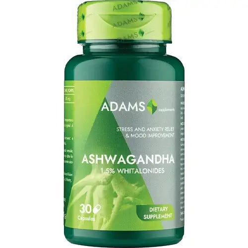 Ashwagandha 400mg 30cps - Adams Supplements