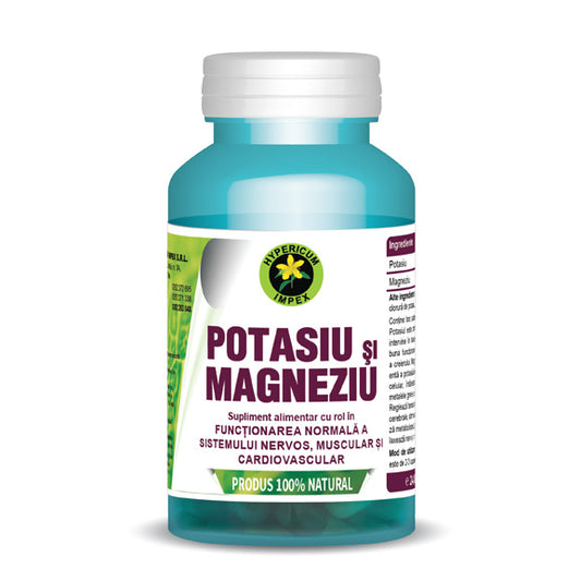 Capsule Potasiu si Magneziu