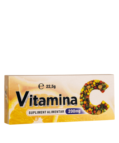 Vitamina C 200mg, 30 de comprimate